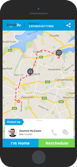 Zoom2u Same Day Delivery App