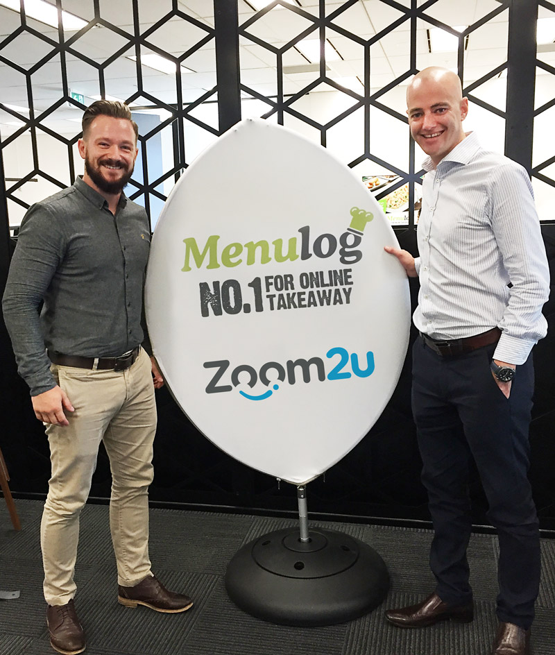 Zoom2u partners with Menulog delivering delicious dinners around Sydney