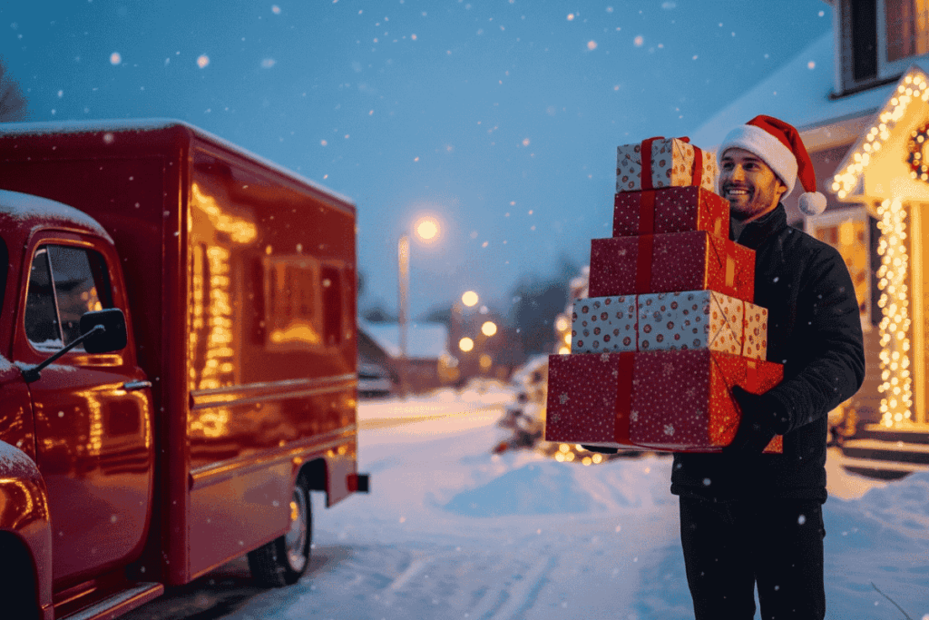 Christmas delivery season